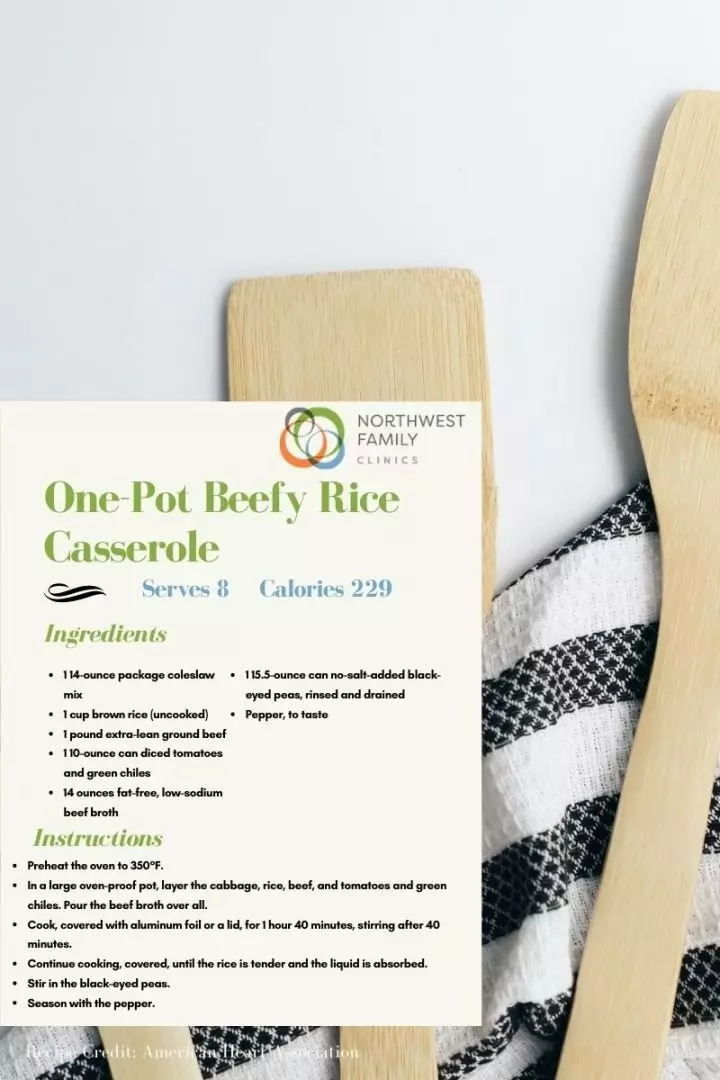Northwest Family Clinics Recipe of the Month - One-Pot Beefy Rice Casserole.jpg