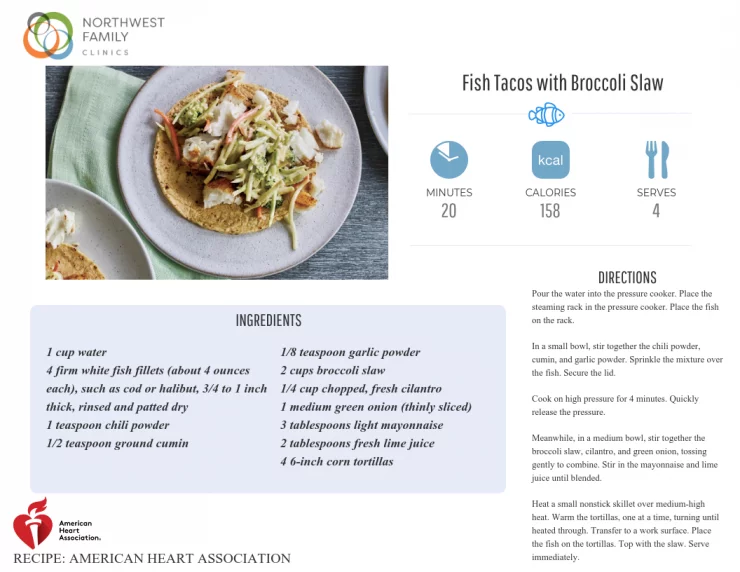 Fish Tacos Broccoli Slaw Recipe