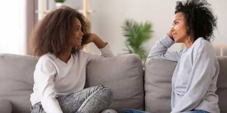 Parent and child conversation about when to allow social media