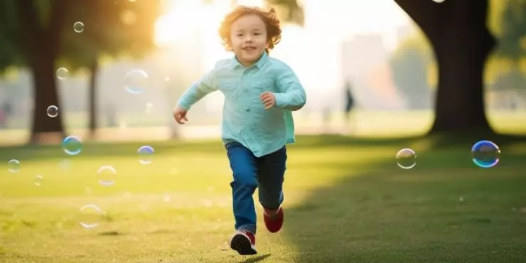 Energetic play is a normal part of childhood